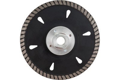 Диск алмазный отрезной турбо с фланцем Worker 125*M14*2,0 мм гранит сухой рез TECH-NICK